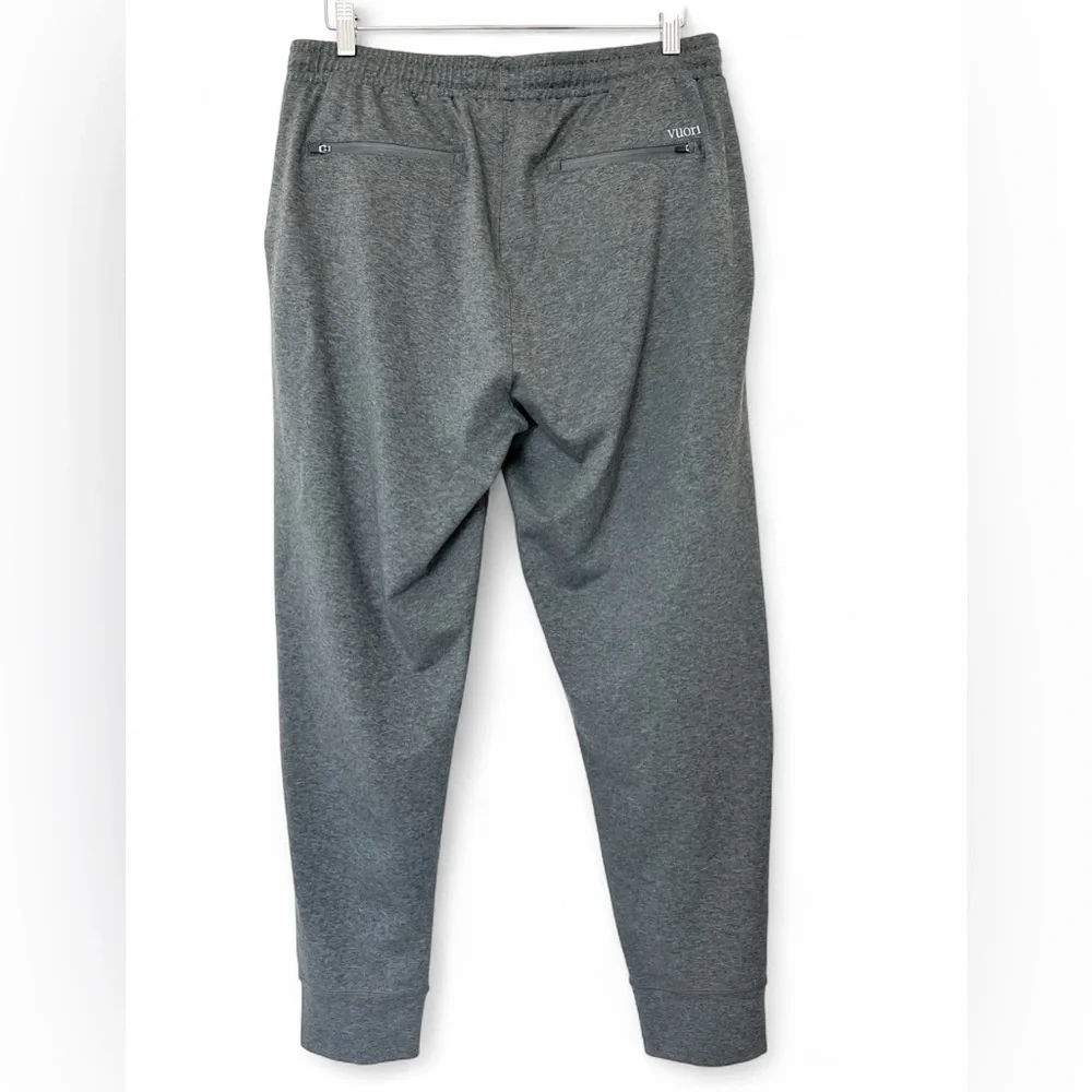 Vuori Men’s Sunday Performance Gray Jogger Pants - Size Large